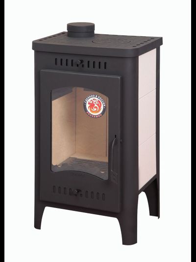 Печь-камин БАВАРИЯ ОПТИМА с плитой