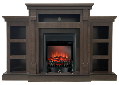 Электрокамин Теннесси LUX AO с очагом Fobos