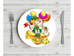 Тарелка на 23 февраля №6