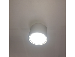 Ecola GX53 H4 5394 св-к накладной СПОТ без обода Белый матовый 82x60 SS53H4ECB