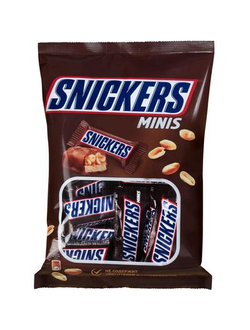 Шоколадный батончик Snickers мини 180 г