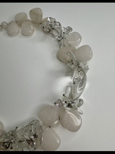 Ожерелье из кварца и горного хрусталя