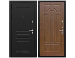 Стальная дверь Армада ЭКСТРА ФЛ-243 лиственница шоколад  /  ФЛ 58 береза мореная 6 мм