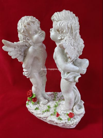 Ангелы Влюбленная парочка  45*30см   4кг   полистоун Россия  4648/012784**