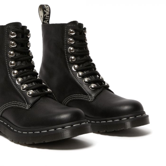 Dr martens best sale silver pascal