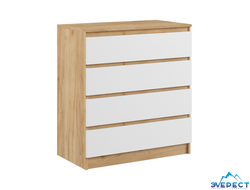 Комод К-4М Мадера 800*1000*420  (крафт золотой)