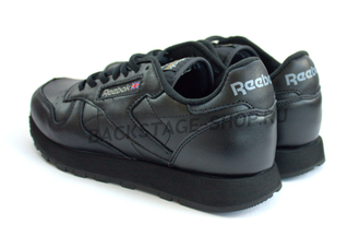 Кроссовки Reebok Classic Black кожаные