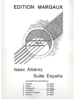 Albeniz, Isaac Manuel  Malaguena aus Suite Espana op.165 :  fur 2 Gitarren