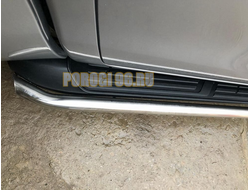 Защита штатного порога d53 для Toyota Hilux 2021-