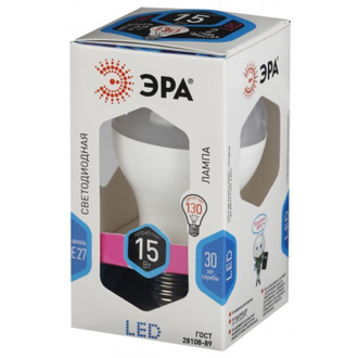 Лампа светодиодная ЭРА LED A60-15W-840-E27 15Вт Е27 4000К Б0033183