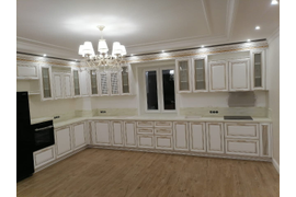 Кухня массив Бьянко 2