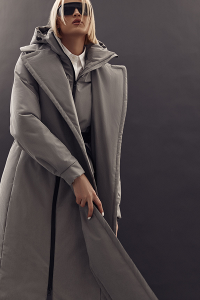 Парка Zhilet Серая