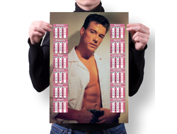 Календарь настенный Jean-Claude Van Damme, Жан-Клод Ван Дамм №13