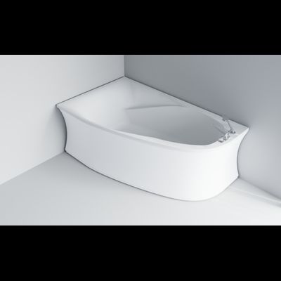Astra-Form ванна Селена Solid Surface левосторонняя 170/100 см белая матовая
