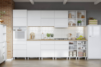 Угловая кухня Одри модульная можно заказать по своим размерам