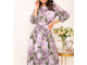 Длинное выходное платье Арт. 15317-7092 (Цвет сиреневый) Размеры 48-60