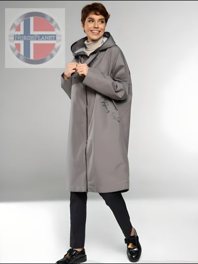 Лёгкий плащ бренда Elfina  (grey)