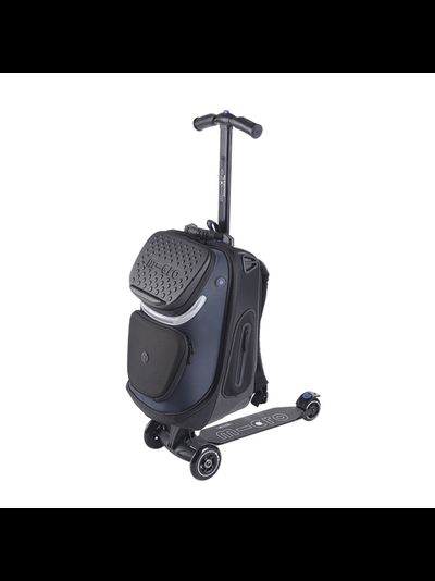 Рюкзак-самокат Micro Кикпэк черный