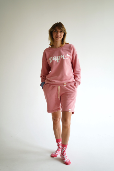 ШОРТЫ УНИСЕКС "ПРИЯТНО" РОЗОВЫЕ