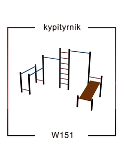Спортивная площадка Workout W151