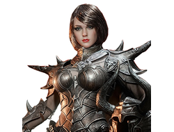 Рыцарь Пламени в черном - Коллекционная ФИГУРКА 1/6 scale Knight of Fire - Black  (PL2020-173C) - TBLeague