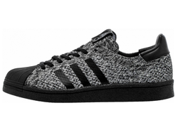 Adidas Superstar серо-черные