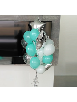 Сет из шаров Бирюза купить на assorti123.ru