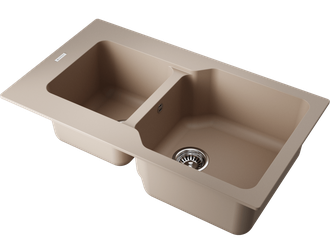 МОЙКА OMOIKIRI MARU 86-2 SA (4993286) БЕЖЕВЫЙ