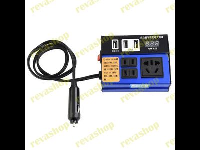 Автомобильный многофункциональный инвертор 12В/24В/220В