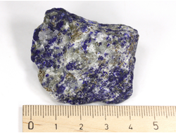 Содалит, необработанный "дикий" образец, Бразилия (43*37*26 мм, 53 г) №35200