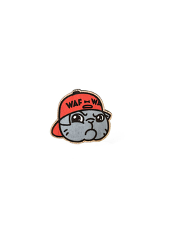 Значок Waf Waf Котик в Кепке