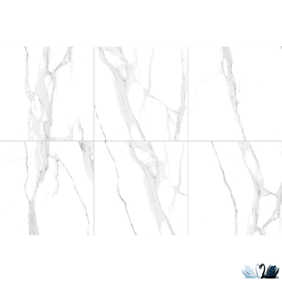 Керамогранит Staro Oasis Milos Statuario 60х60 см полированный цвет белый