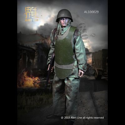 Боец штурмовой инженерно-саперной бригады (ШИСБР) - Коллекционная ФИГУРКА 1/6 scale action figure WWII World War II Soviet Union - assault engineering (AL100029) - Alert Line