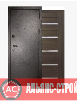 Дверь Steel Конструктор 4.35 антик серебро