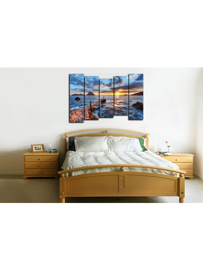 Модульная картина &quot;Прибой&quot;