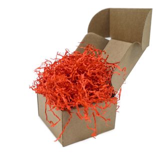 НАПОЛНИТЕЛЬ БУМАЖНЫЙ "КИРПИЧНО-КРАСНЫЙ" (ФАСОВКА 100 ГР.) 2ММ