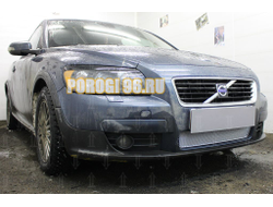 Защита радиатора Volvo C30 2006-2010 chrome PREMIUM