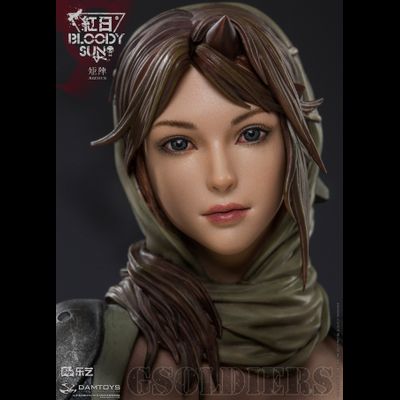 Коллекционная статуя 1/6 scale Statue Series Collab Artist Juzhen Illustration Bloody Sun – Dum 1:6 statue (CS031) - DAMTOYS x ARTPAGE