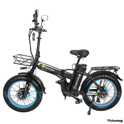 Электровелосипед Syccyba H1 DUAL синий