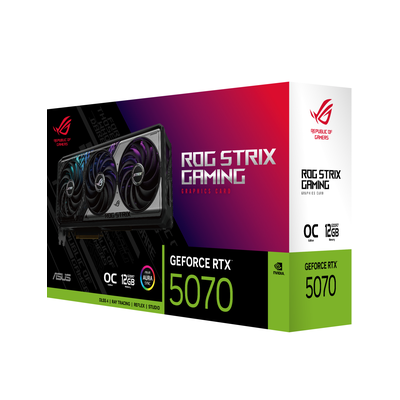 Видеокарта ASUS GeForce RTX 5070 Rog Strix Gaming OC Edition 12 GB