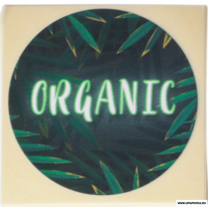 Наклейка Organic 4 × 4 см/ 1 шт