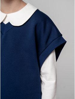 Жилетка трикотажная оверсайз