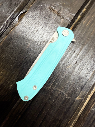 Складной нож ЧИЖ-DOUBLE сталь ELMAX,  G10 "тиффани"