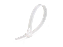 Стяжка нейлоновая КСР 7.5x250 (бел) (100шт) с разъемным замком