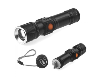 Фонарь FOCUSray 955, 1x18650 по 1200 mAh, ZOOM 10W XML-T6, алюминий