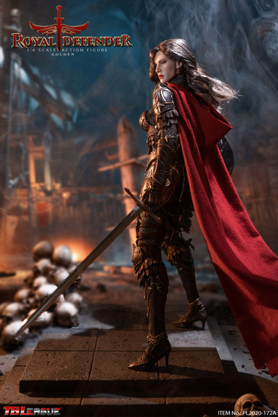 Королевская защитница в золотом - Коллекционная ФИГУРКА 1/6 scale Royal Defender - Golden (PL2020-172A) - TBLeague