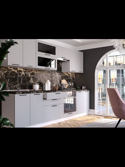 Глетчер модульная кухня разные цвета