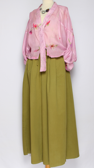 Рубашка вискоза "ЛЕТУЧАЯ МЫШЬ" розовая до р.54