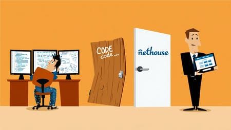 Работа фрилансера-самоучки и официального агента Нетхаус.