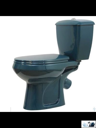 Унитаз с бачком Оскольская керамика Элисса Антивсплеск, зеленый, Стандарт купить в магазине Marysя